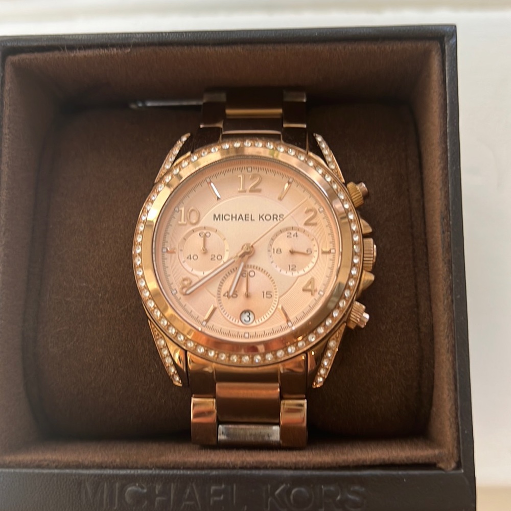 Michael Kors Ritz rose gold watch